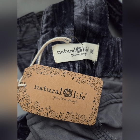 Crushed Velvet Dakota Jumpsuit by Natural Life - NWT - Charcoal Color - Picture 9 of 11